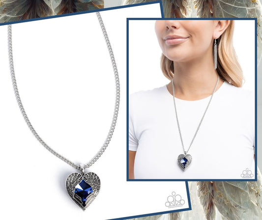 Heartfelt Honor Blue Necklace