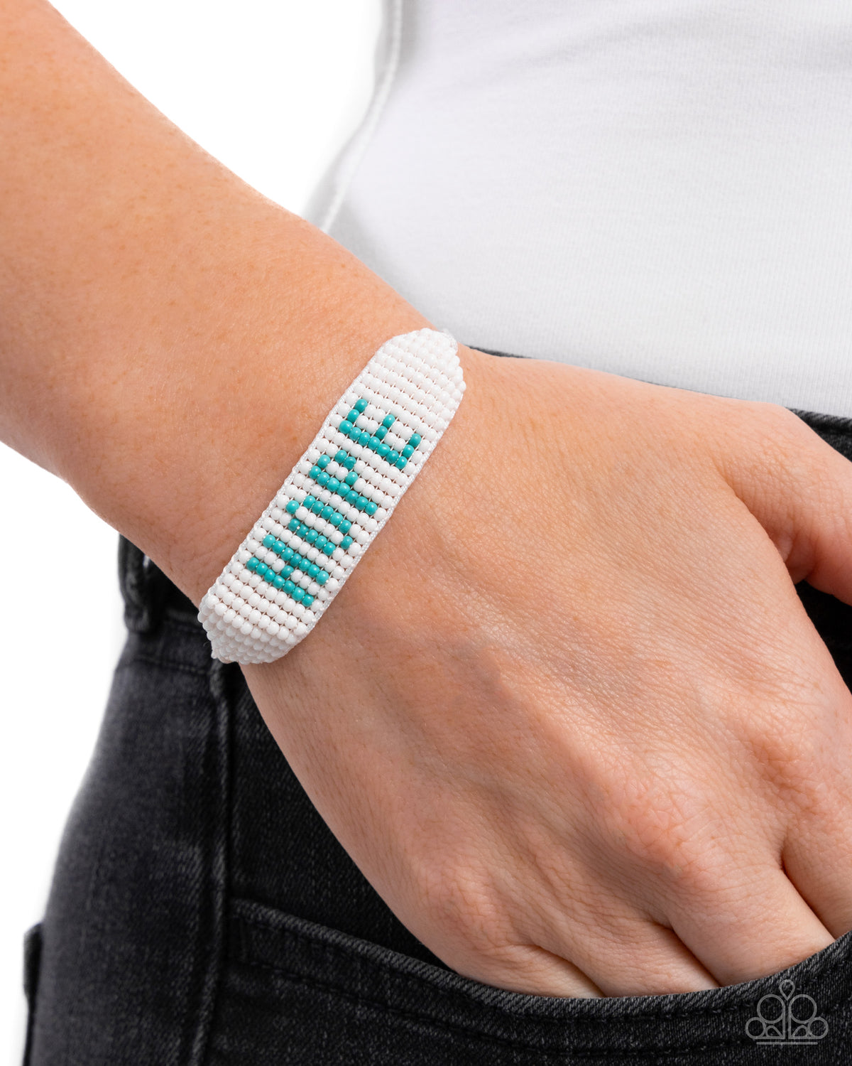 Hopeful Hire Blue Bracelet