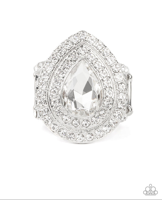 Icy Indulgence White Ring