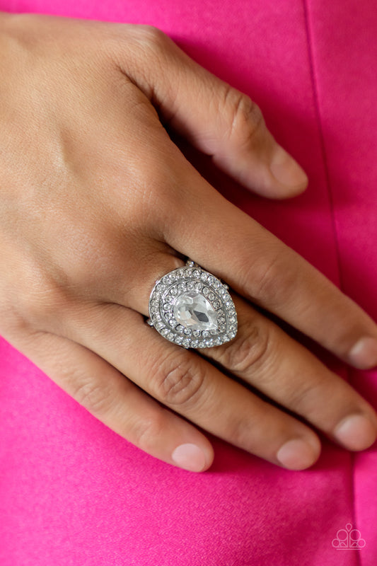 Icy Indulgence White Ring