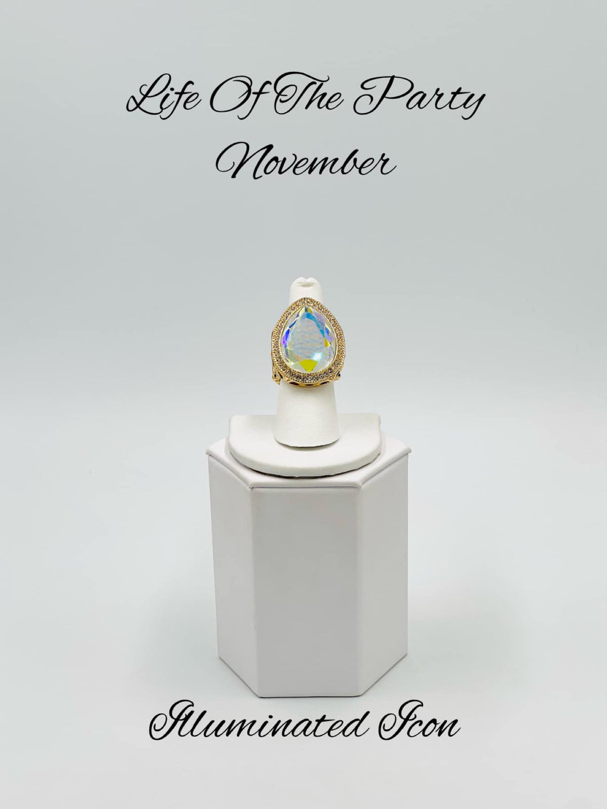 Illuminated Icon Gold Ring