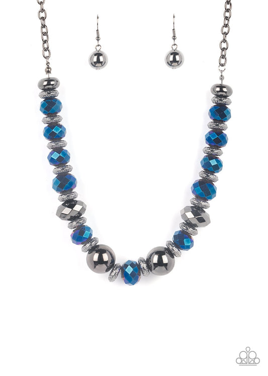 Interstellar Influencer Blue Necklace