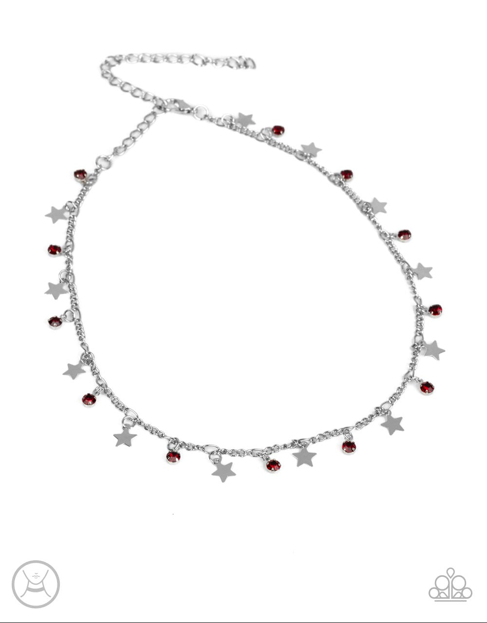 Little Lady Liberty Red Necklace