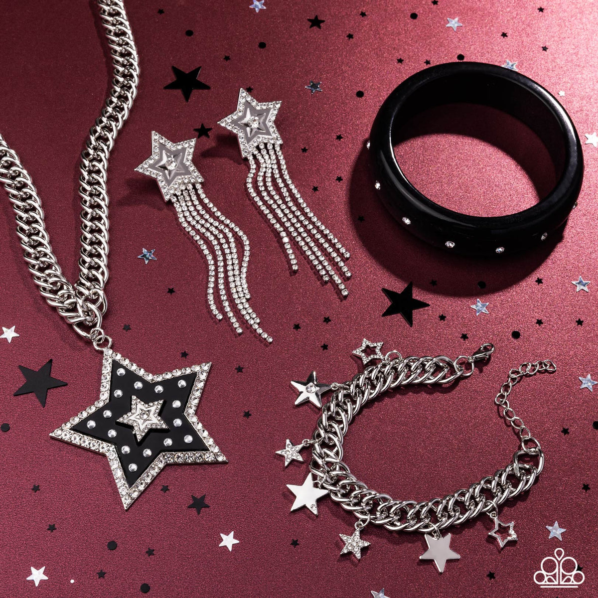 Cosmic Chic Black Necklace
