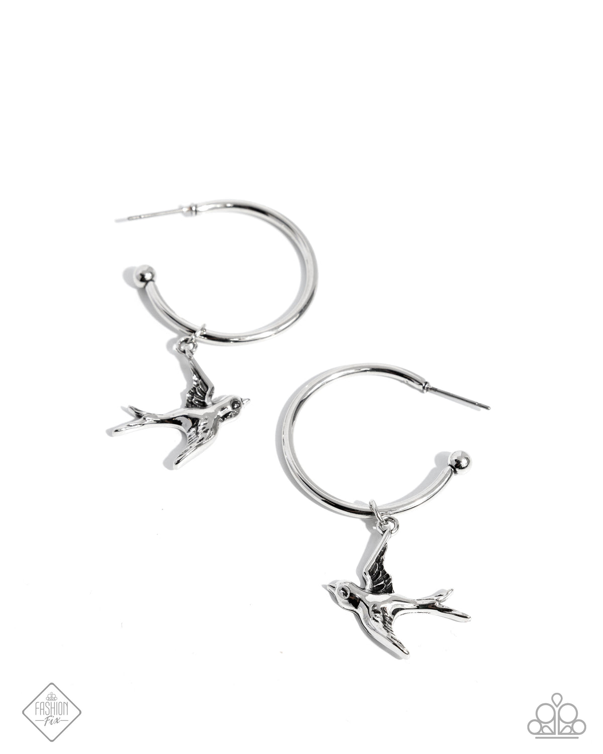 Meadowlark Memento Silver Hoops