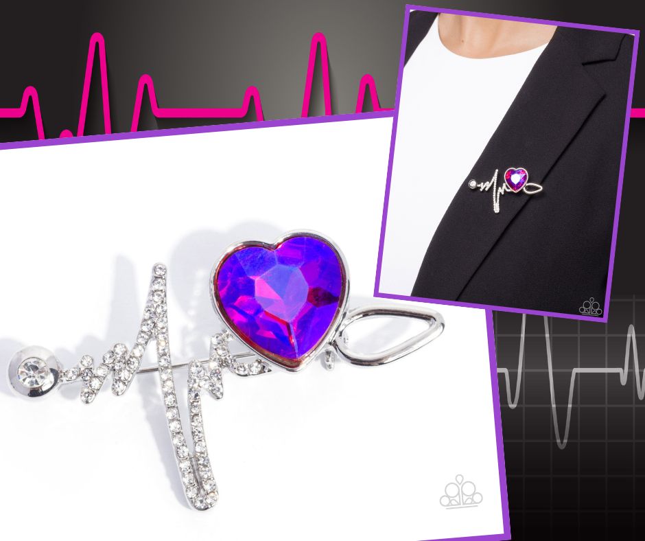 Medical Hero Pink Brooch