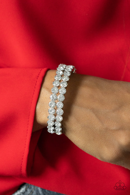 Megawatt Majesty White Bracelet