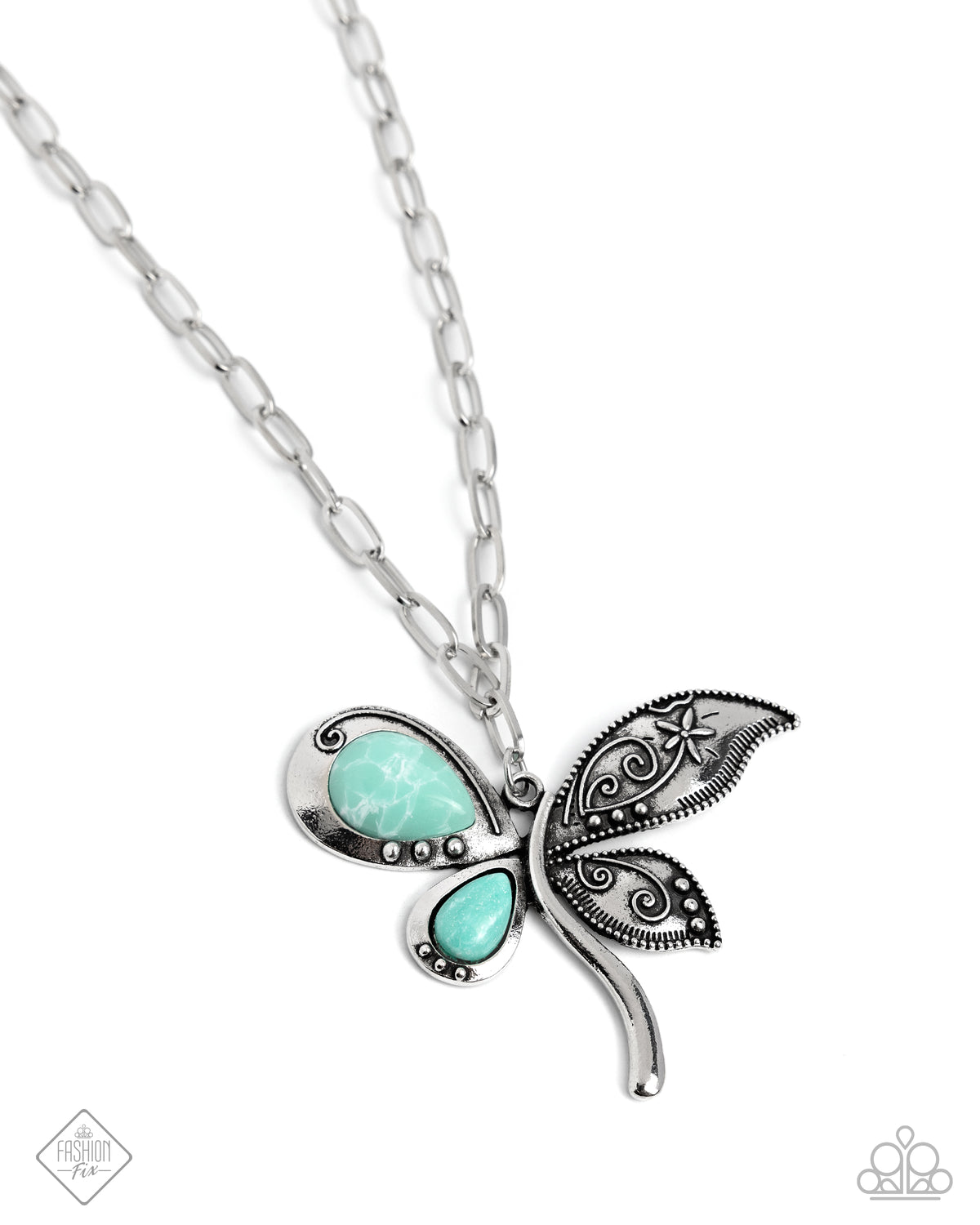 Moderate Merriment Green Necklace