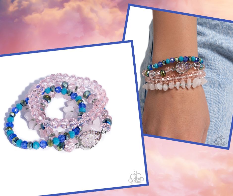 Secure Stones Pink Bracelet