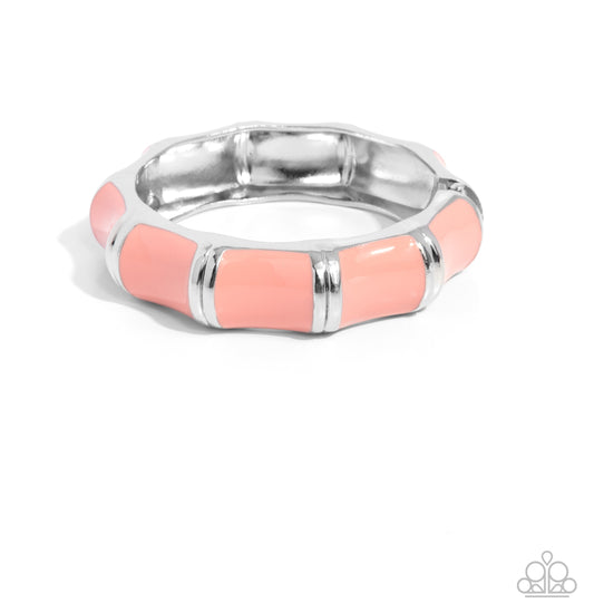 Pearlized Promise Orange Hinge Bracelet