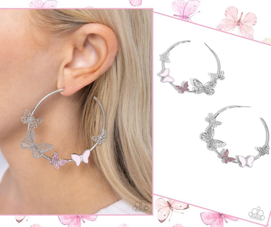 Aerial Allegiance Pink Hoops