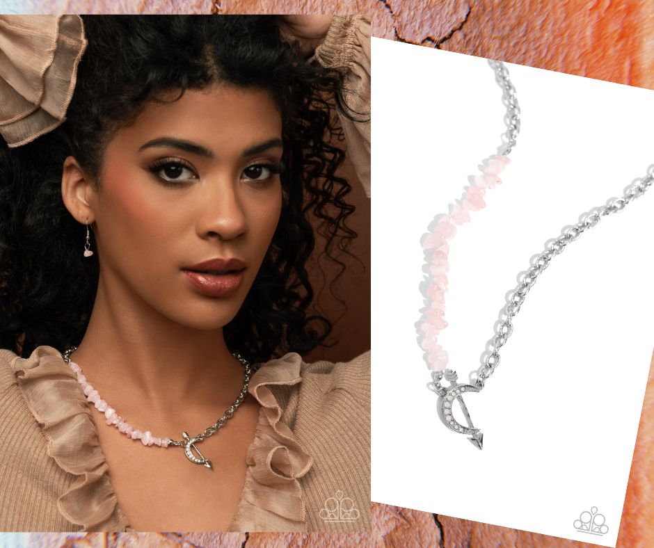 Chiseled Confidence Pink Necklace