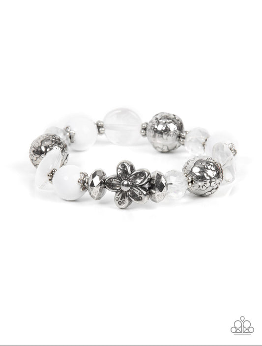 Pretty Persuasion White Bracelet