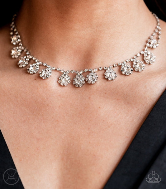 Princess Prominence White Necklace