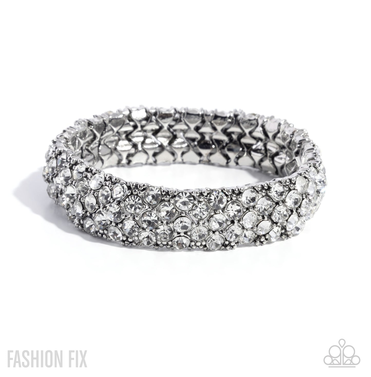 Prismatic Perspective White Bracelet