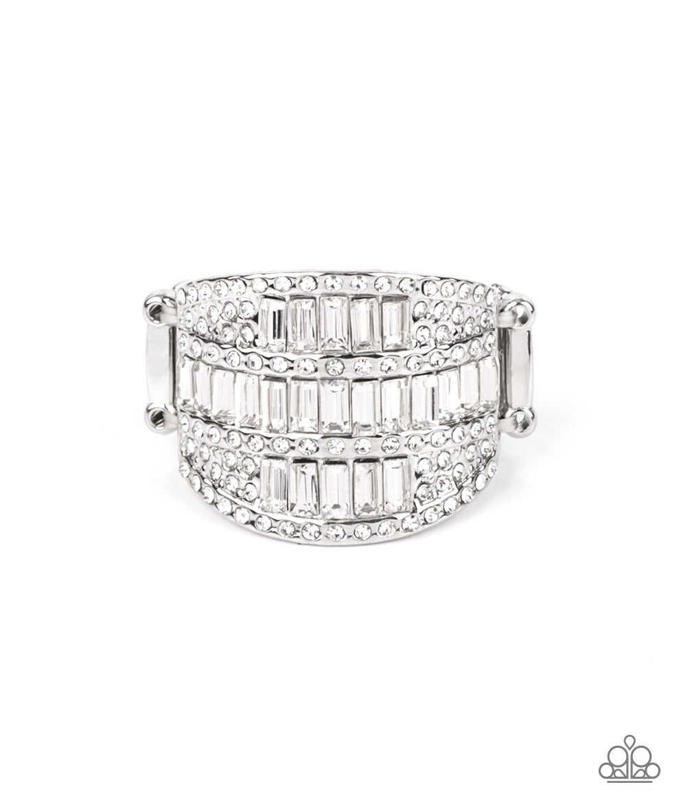 Red Carpet Redux White Ring