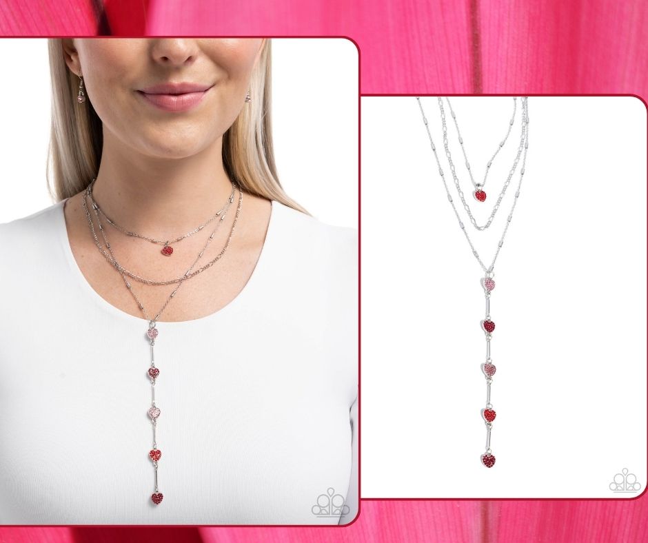 Valiant Valentine Red Necklace