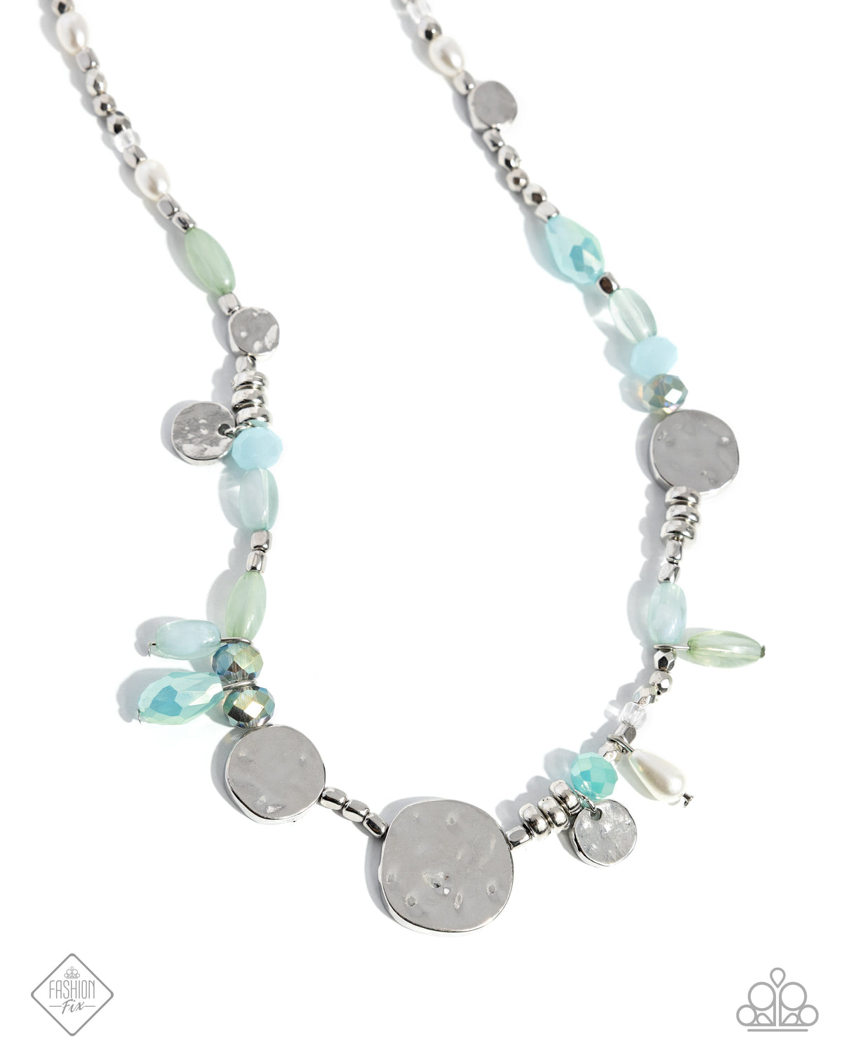 Refreshing Riot Blue Necklace