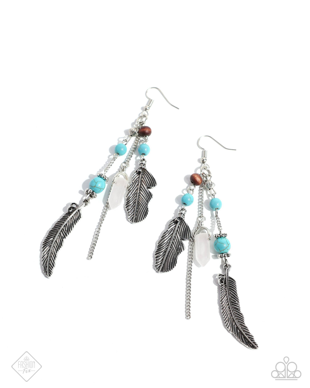 Restful Runway Blue Earrings