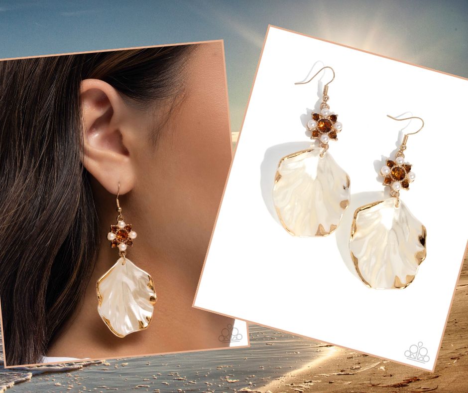 Coastal Candidate Brown Earrings