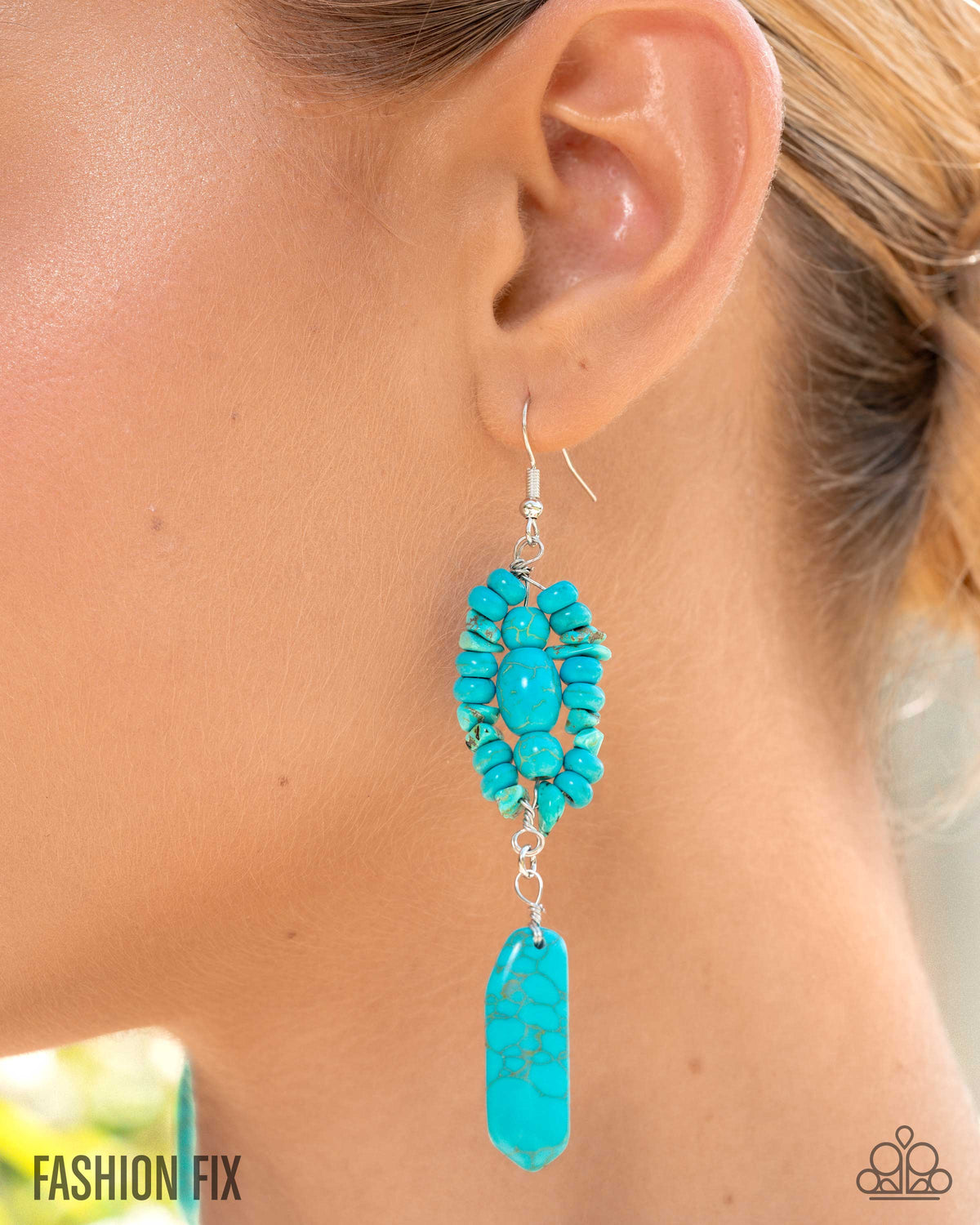 Valuable Voyage Blue Earrings
