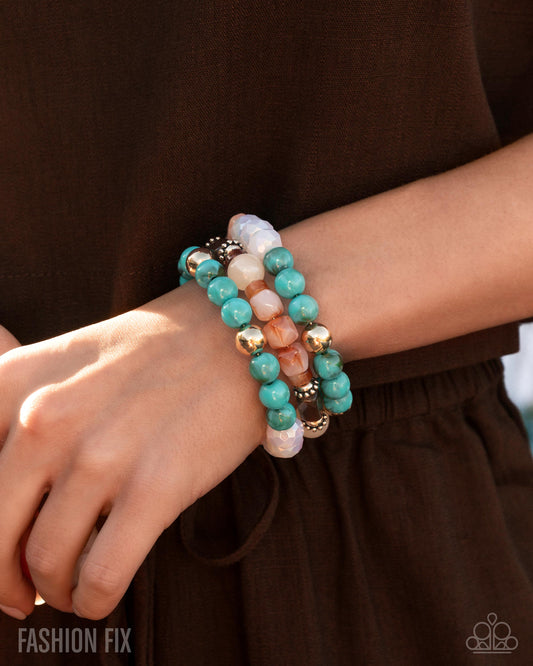 Sincere Stack Multi Coil Bracelet