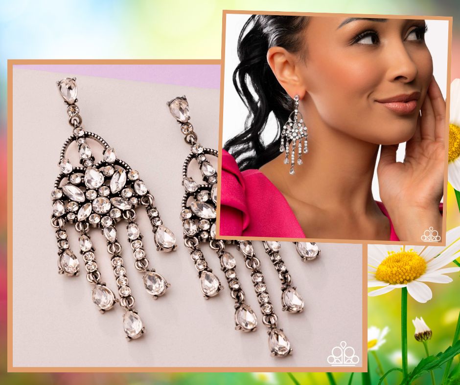 Sparkly Shimmy White Posts