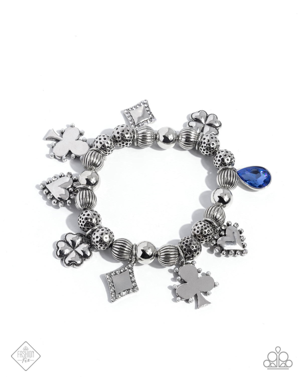 Spirited Sentiment Blue Bracelet