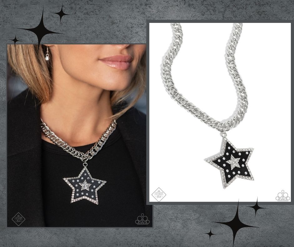 Cosmic Chic Black Necklace