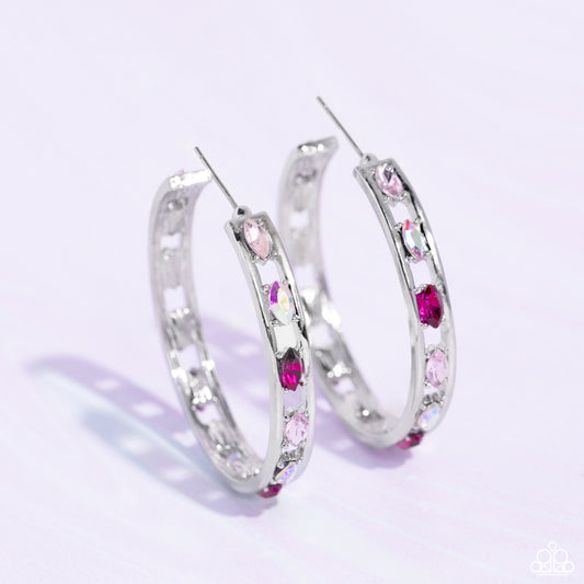 The Gem Fairy Pink Hoops