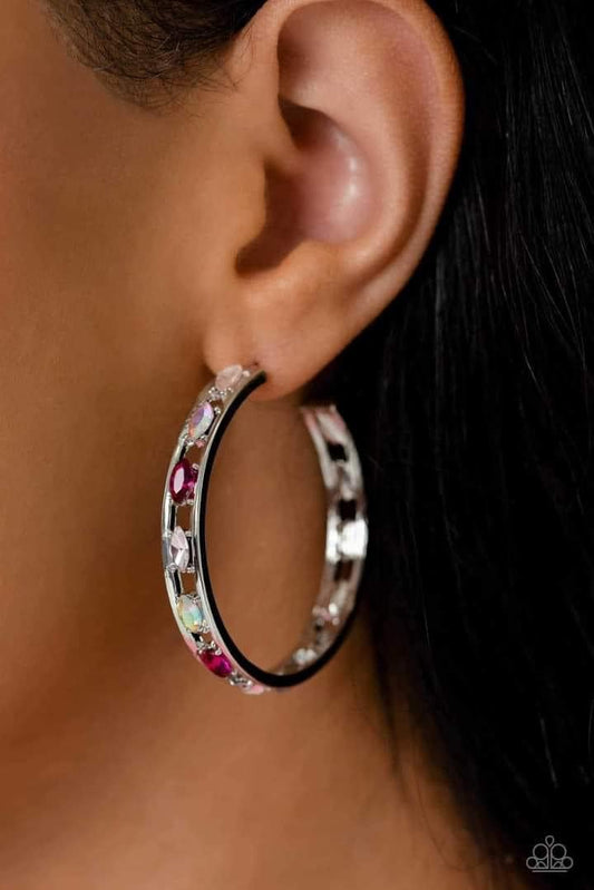 The Gem Fairy Pink Hoops
