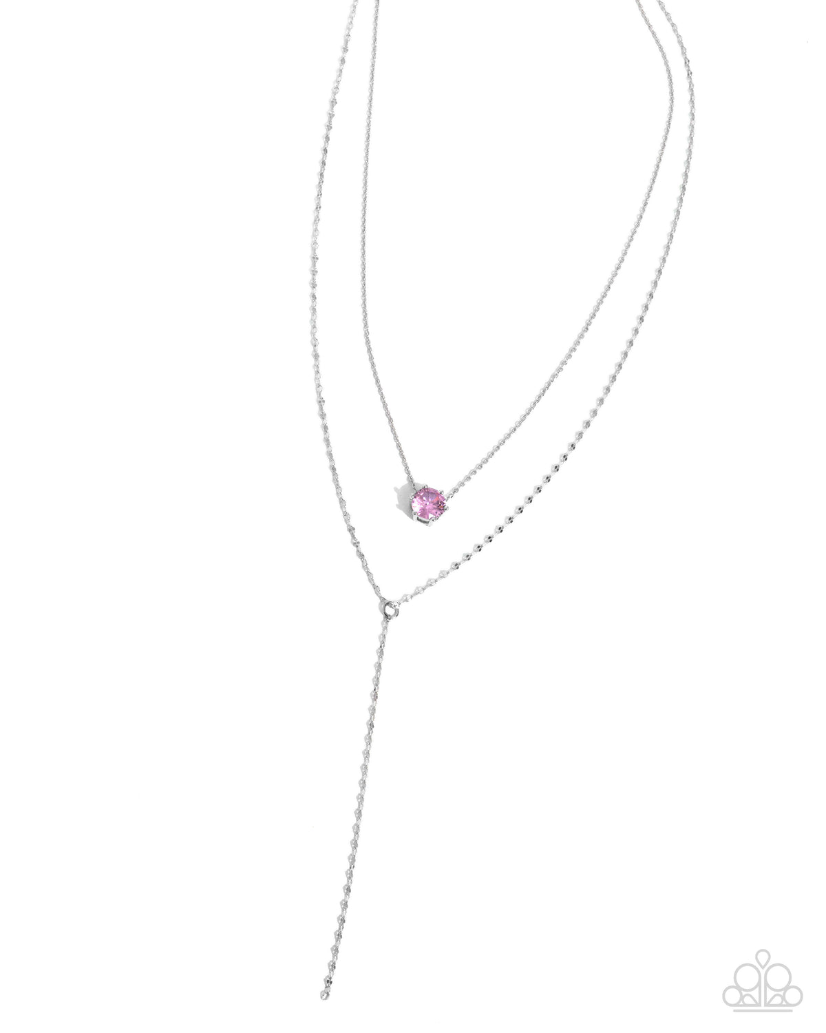 Well-Being Whimsy CZ Pink Necklace
