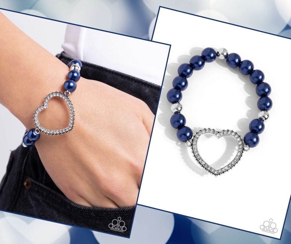 My Love, My Life Blue Bracelet