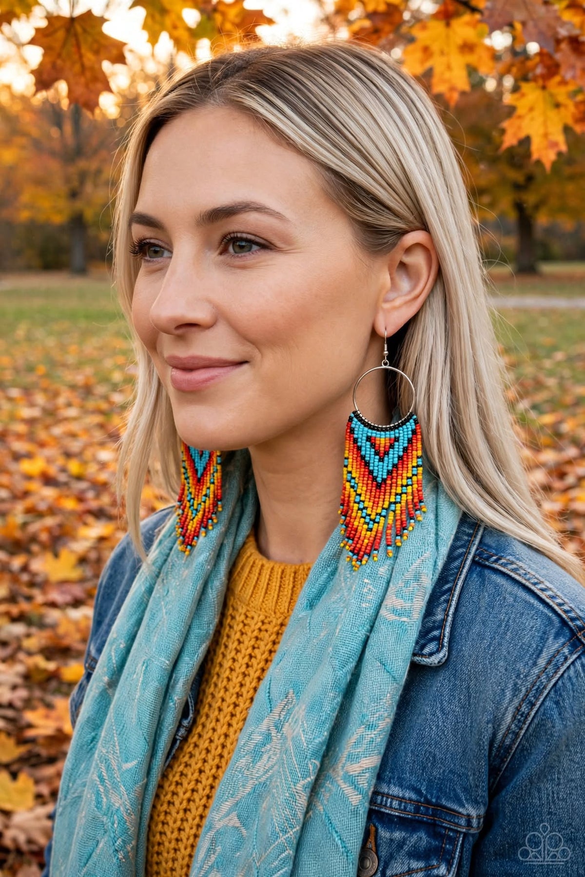 Waving the Banner Multi Earrings