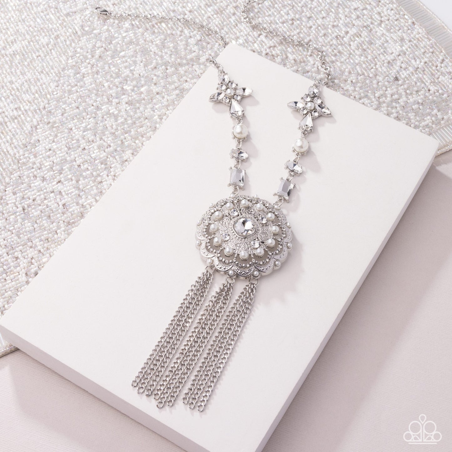 Virtuous Venture White Necklace